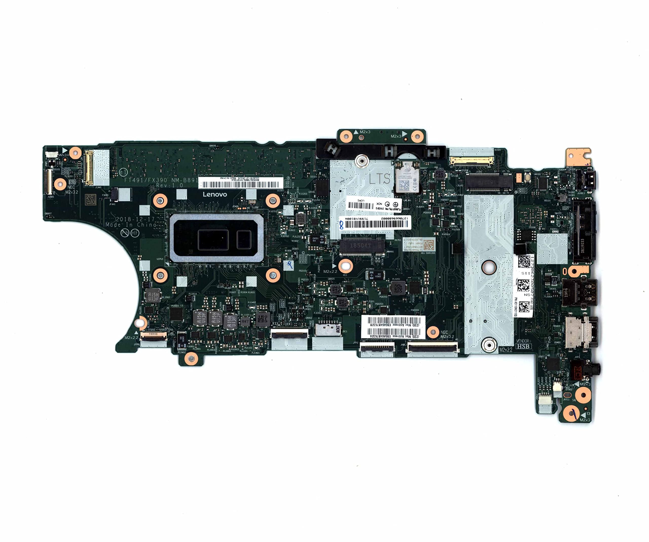Amazon.com: IMBXHZQ for ThinkPad X390 T490S Motherboard CPU i7